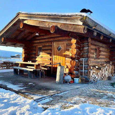 Familienapartment Balkon I Bergblick I Blockhuette Διαμέρισμα Hopferau